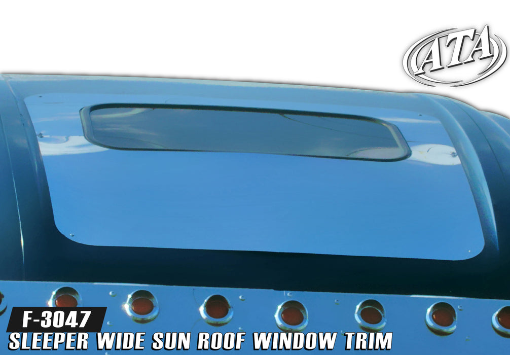 Freightliner Classic stainless steel wide sunroof trim