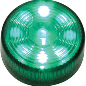 Green 2" round 9 diode LED marker/clearance light