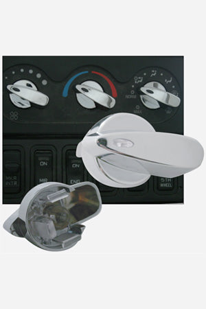 International Prostar/Lonestar chrome plastic air conditioner/heater knob