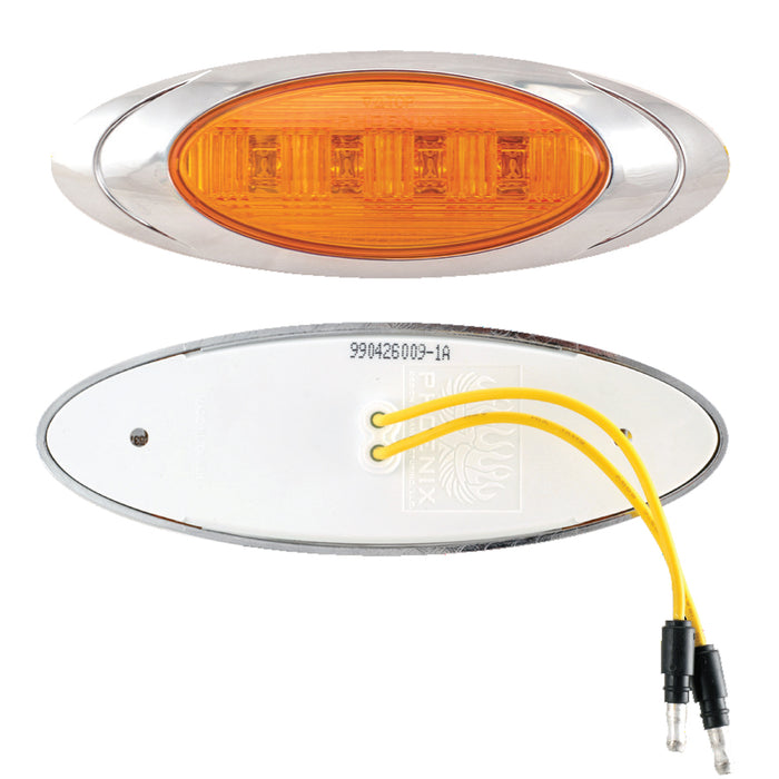 Magnum amber 4 diode LED millennium-style marker light