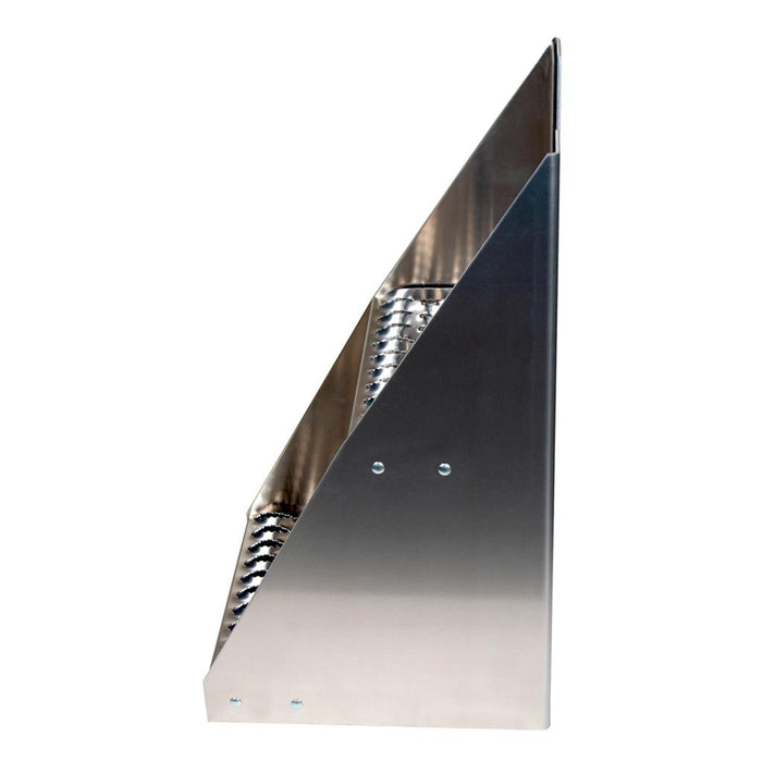 24" (H) x 12" (L) aluminum frame step with two grip steps