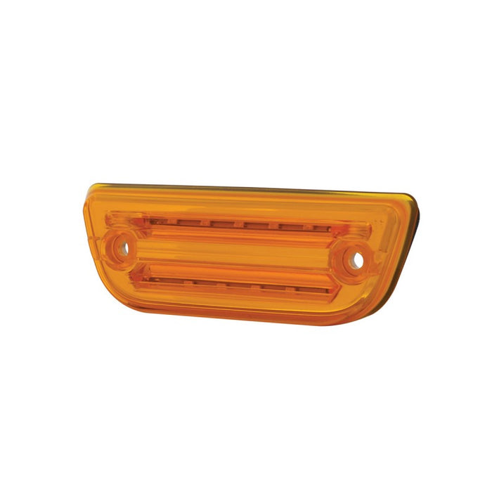 Peterbilt 579/Kenworth T660 amber 9 diode LED replacement visor light w/OEM plug