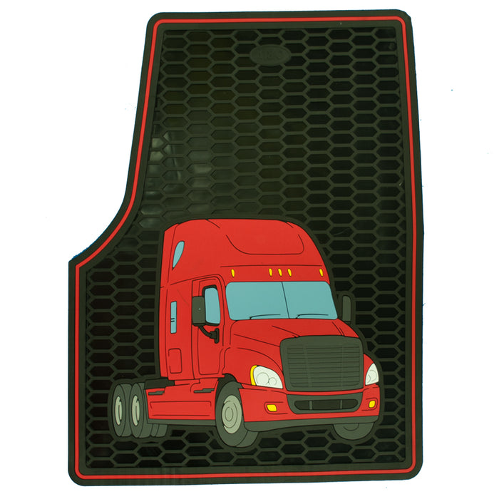 Freightliner Cascadia -2017 rubber floor mat set