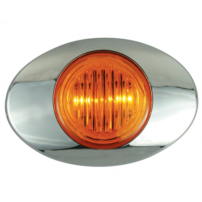 M3 Generation Amber 2 diode LED mini-oval marker light