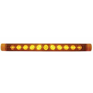 17" Amber 11 diode LED turn signal light bar