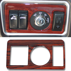 Kenworth T660/W900 plastic wood look left control panel trim