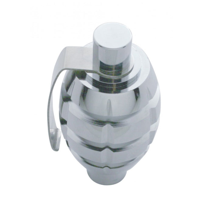Chrome aluminum Grenade screw-on air brake valve knob