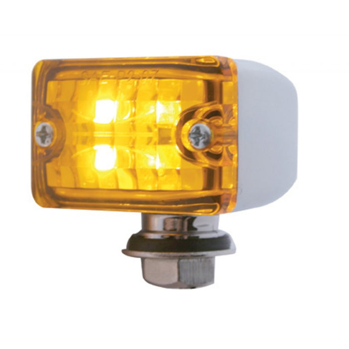Amber 4 diode LED "hot rod" style turn signal light