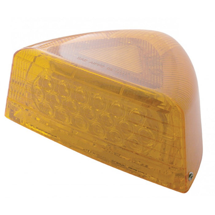 Amber 37 diode LED Peterbilt dual headlight turn signal