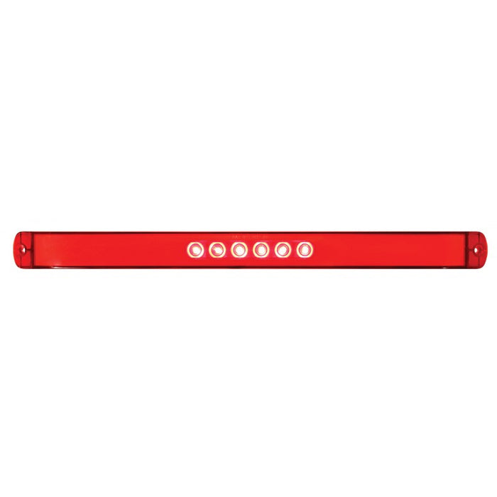 "Halo" Red 28 diode 17" LED turn signal light bar