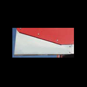 Peterbilt 379 63" sleeper stainless steel wing extension - PAIR