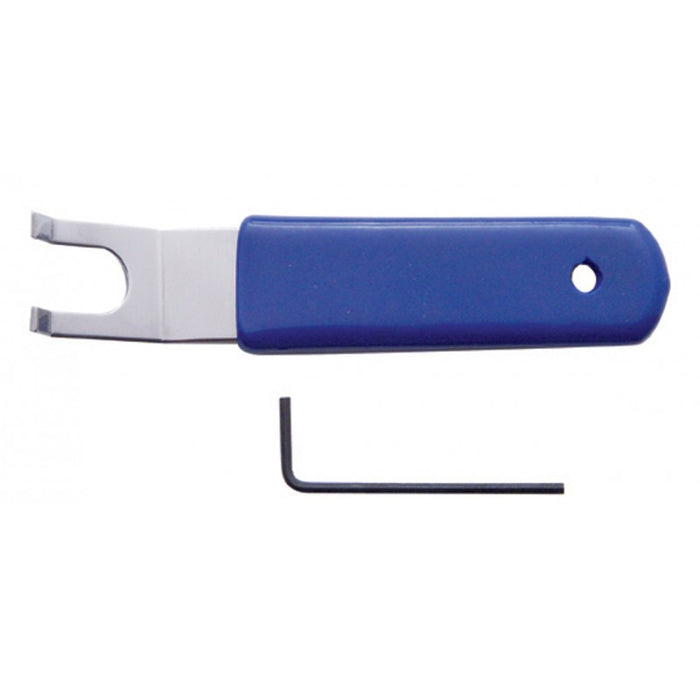 Stainless steel face nut removal/installation tool and hex wrench