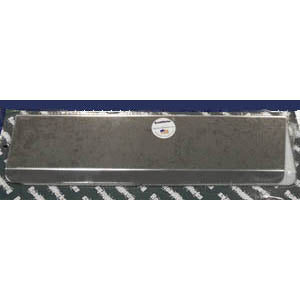 Freightliner Classic XL stainless steel 19" tall side grill deflector - PAIR