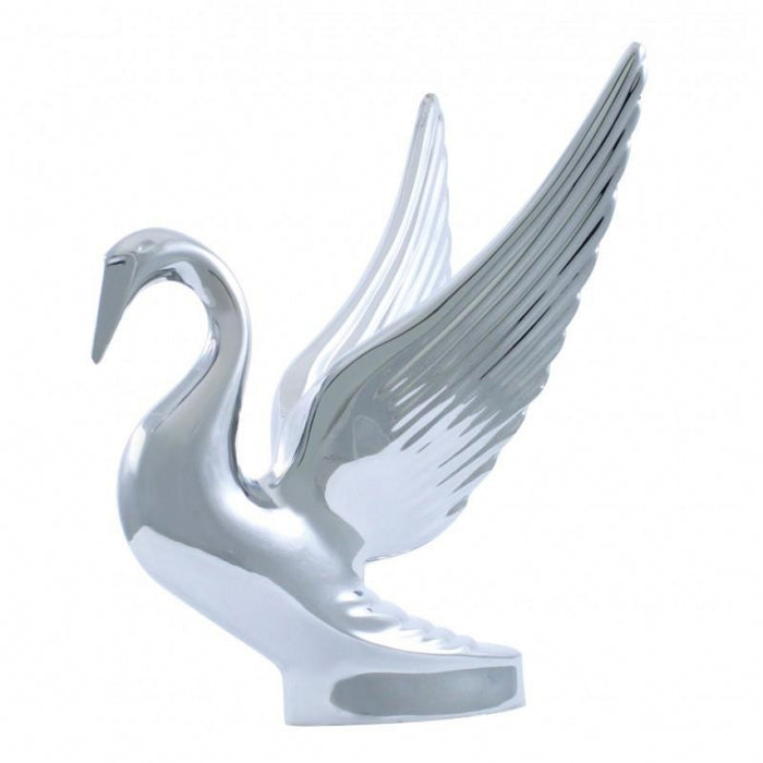Swan / Bugler chrome hood ornament