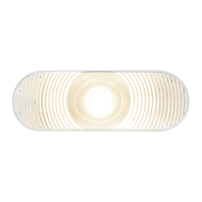 White oval incandescent backup/reverse light
