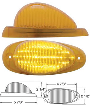 Amber 15 diode LED Freightliner turn signal light