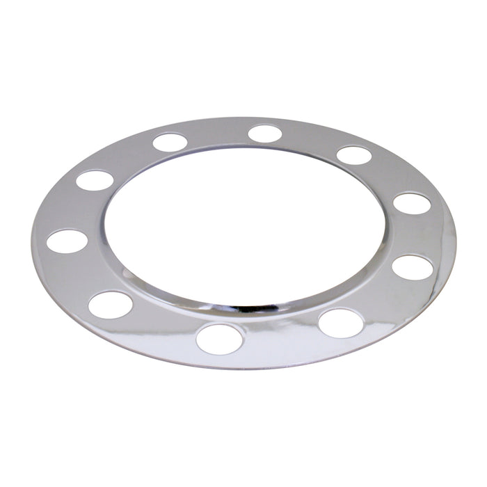 Chrome steel beauty ring for 10-hole unimount hubs