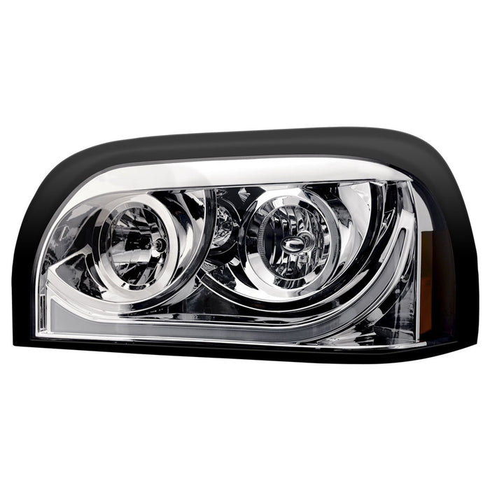 Freightliner Century "Lexus Look" headlight assembly w/LED running light/turn signal - SINGLE