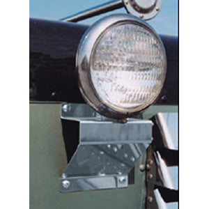 Peterbilt stainless steel sleeper load light bracket