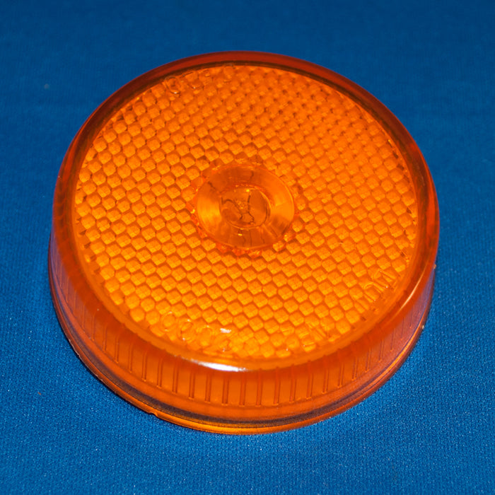 Amber 2.5" round incandescent marker/clearance light
