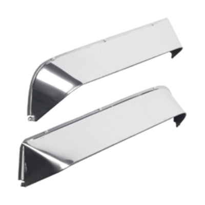 International Non I-Model stainless steel ventshade rain deflector - extra wide width, PAIR