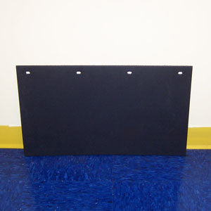 Peterbilt 24" x 14" black step box mudflap