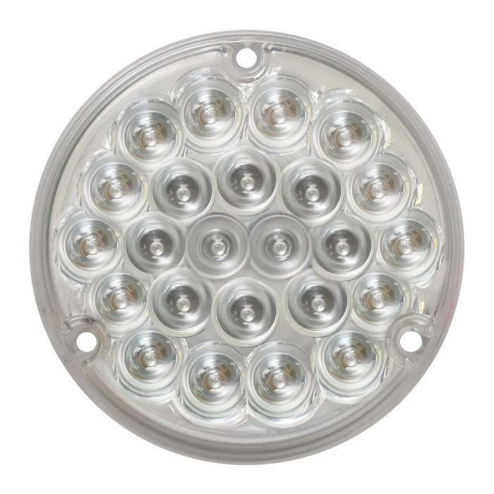 Pearl 4" LED sleeper load light w/1156 plug - Amber - CLEAR lens