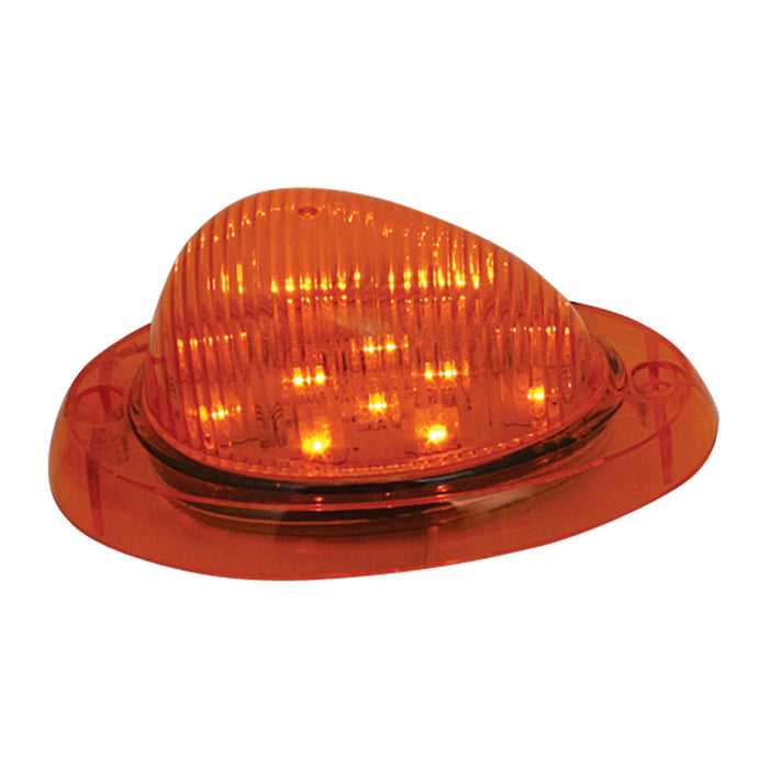 Freightliner amber 12 diode LED windfin turn signal light