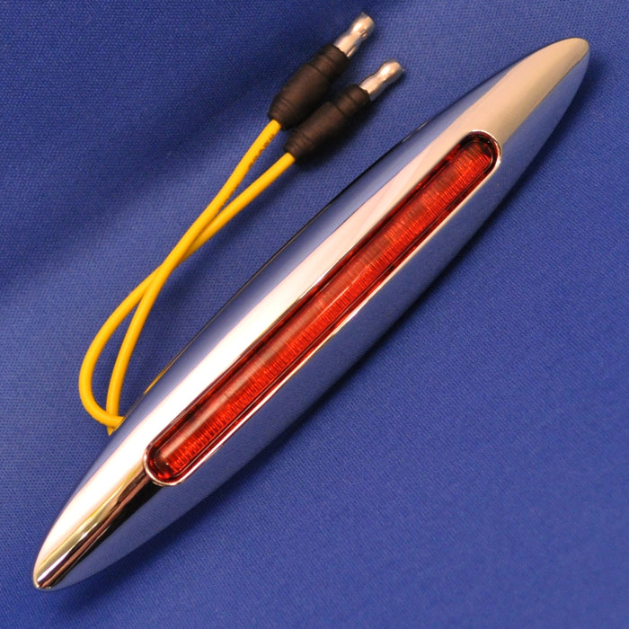 Flatline red 6" slim 9 diode LED marker light