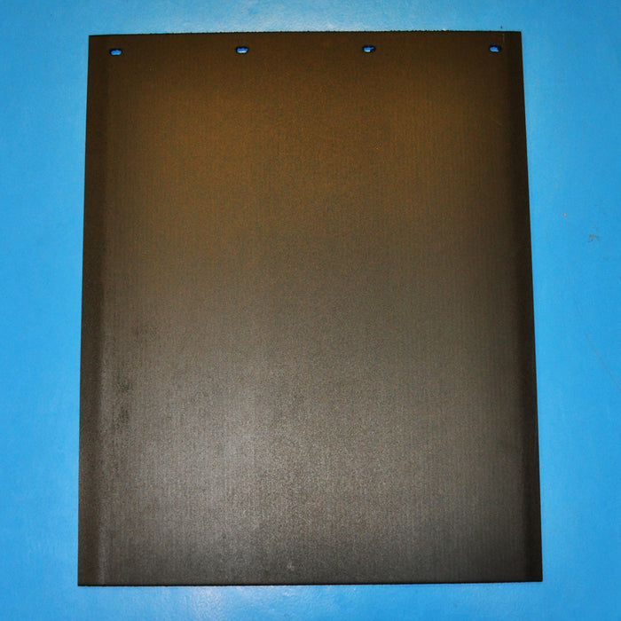 Black 24" x 30" extra-thick poly-rubber blend mudflap - SINGLE