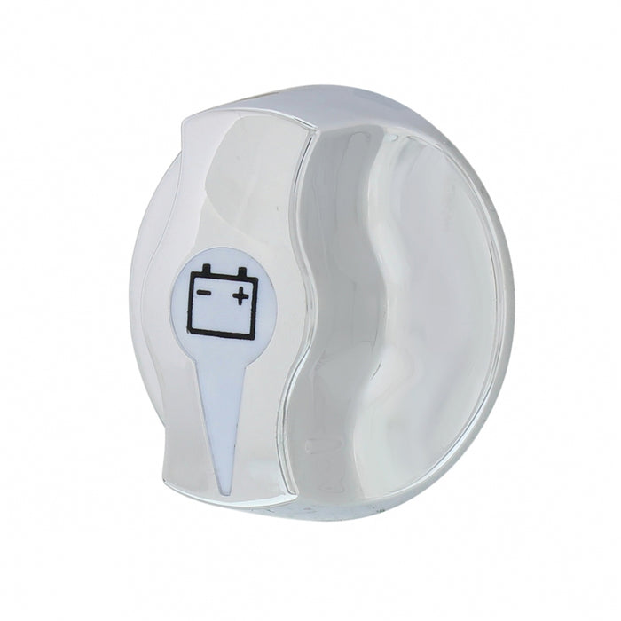 Freightliner chrome plastic battery disconnect knob - fits various models