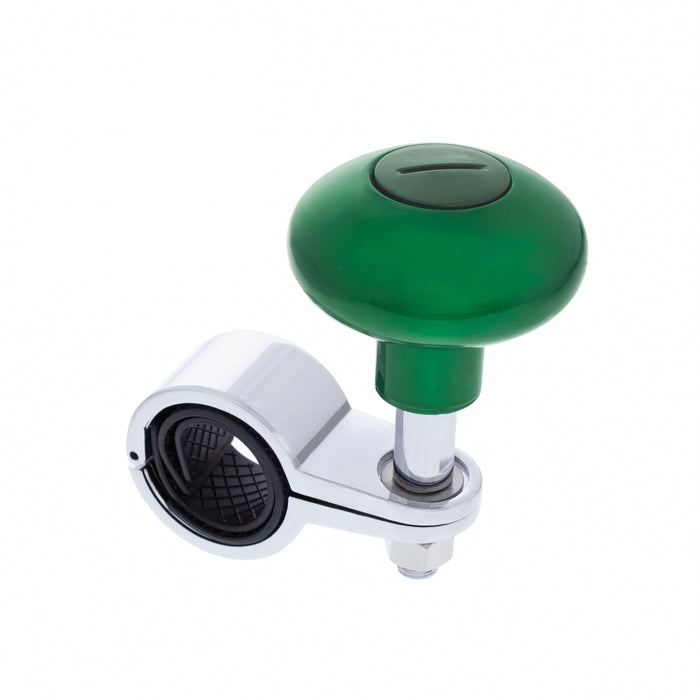 "Emerald Green" plastic steering wheel spinner knob