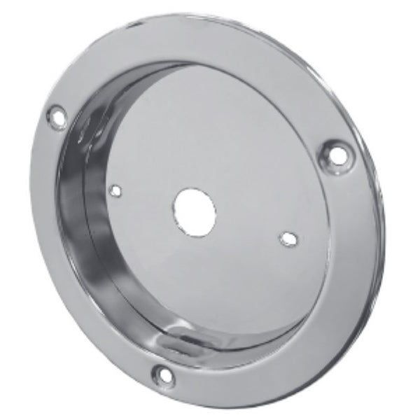 Stainless steel plate and flange for mounting watermelon-style sleeper load light