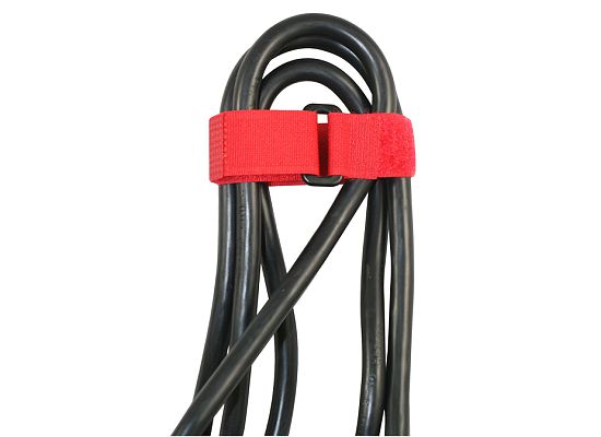 8" hook and loop velcro strip-tie fasteners with buckle - 8 pieces