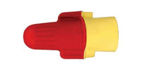 18-8 gauge red/yellow soft vinyl twist connector - 4 pieces
