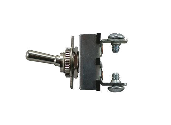 20 AMP @ 12 Volt S.P.S.T. heavy duty on/off all metal toggle switch with two screw terminals - 1 piece