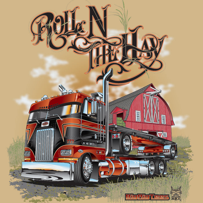Roll N The Hay trucker tee shirt