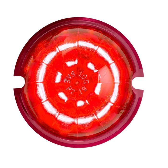 Watermelon style 18 diode LED turn signal light w/surface mount base