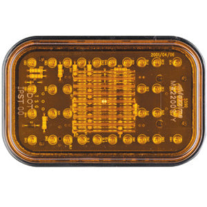 Maxxima amber rectangular 44 diode LED turn signal light