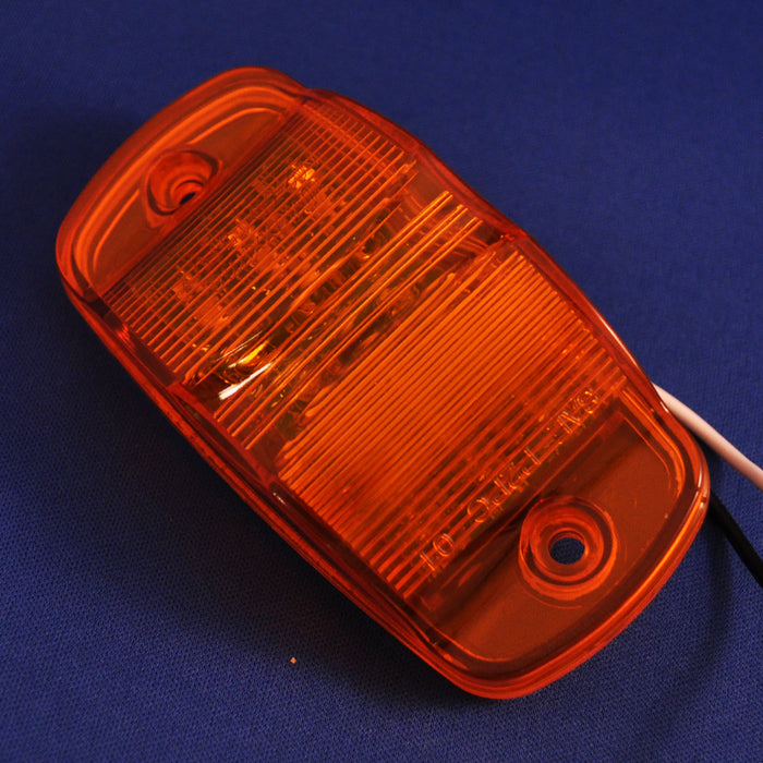Maxxima amber 2" x 4" rectangular 14 diode LED marker light