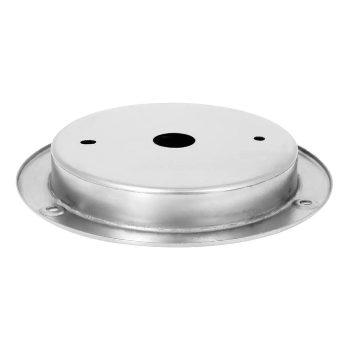 Stainless steel all-in-one bunk light plate with flange for watermelon lights - SINGLE