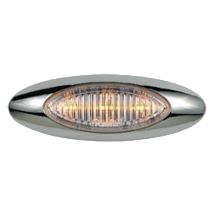 Panelite M5 Amber 3 diode LED marker light - CLEAR lens