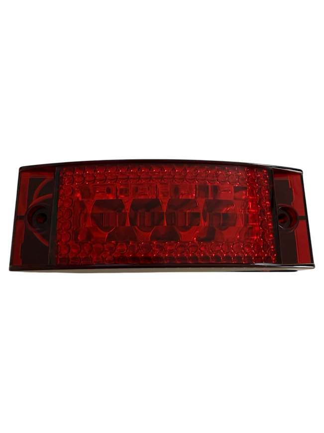 "Star" Red 16 diode 2" x 6" rectangular marker / turn signal LED light