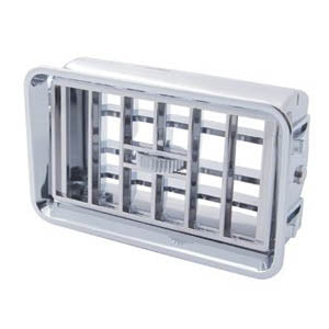 Freightliner Classic/FLD chrome plastic dash vent w/frame