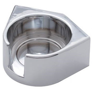 Freightliner Classic/FLD chrome plastic cupholder - driver's side