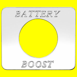 Woody's Freightliner stainless steel switch plate