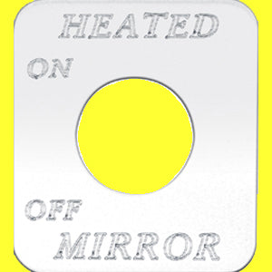 Woody's Freightliner stainless steel switch plate