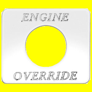 Woody's Freightliner stainless steel switch plate