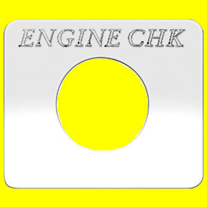 Woody's Freightliner stainless steel switch plate