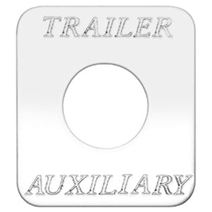 Woody's Freightliner stainless steel switch plate